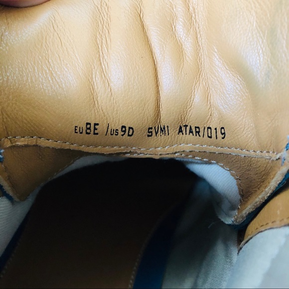 Bally Vintage Blue Suede Hi Top Sneakers - Picture 8 of 8